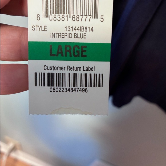 Charter Club Dark Blue Tunic Women’s Large - Picture 8 of 10